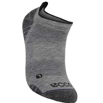 Men's Ecco Golf Low-cut Socks Silver | USA 838UZG